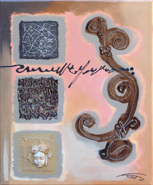 "Reine Margot" 38 x 46 cm - 320€