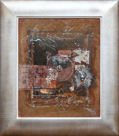 "Lion" 54 x 65 cm - 850€ sans cadre