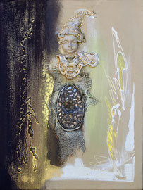 "Cariange" - 30 x 40 cms - sur chassîs XL - 280€
