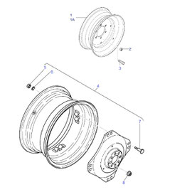 Rims delanteros y sus componentes.