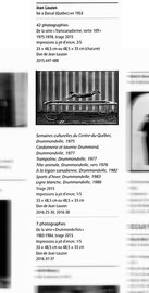 Dans le plus récent Rapport annuel du Musée des beaux-arts de Montréal (2015-2016) chapitre Acquisitions, rubrique Art québécois et canadien.