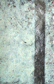 Silberstreifen am Horizont,Ac,Lack a.P.,31x49cm,2014(M.Durek)