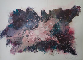 Nebula Serie- verführerische Botschaft - 80 x 60 x 2 cm - 2024
