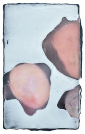 Transluzent 3, 2021, Mischtechnik auf Holz, 21 x 13 cm