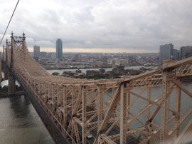 Queensboro bridge over East River to Queens