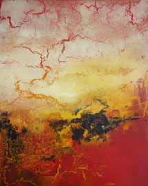 Fabien Bruttin, "Zao II", 2013, 40x50 cm (15.7x19.7 in), technique mixte sur MDF