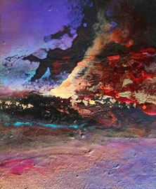 25x30, technique mixte sur bois