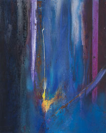 Fabien Bruttin, "Comète", 2012, 80x100 cm (31.5x39.4 in), technique mixte sur MDF