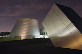 Exterior of School of Visual and Performing Arts in Downtown LA.