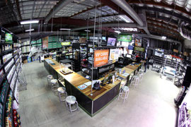 Interior of Venice location for Green Coast Hydroponics.