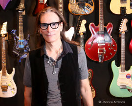 Guitarist Steve Vai portrait