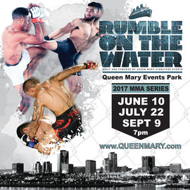 Flyer Design for Queen Mary Rumble on the Water MMA Series