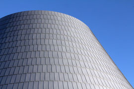 Exterior of School of Visual and Performing Arts in Downtown LA.