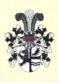 Familie L., Aquarellfarben auf weißem Karton; Neustiftung