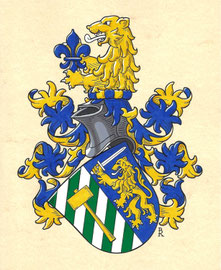 Familie B., Aquarell, Neustiftung