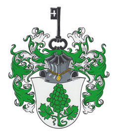 Familie F., Aquarellfarben auf weißem Karton