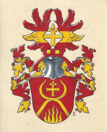 Familie S., Aquarell , Neustiftung