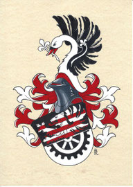 Familie M., Aquarellfarben; Neustiftung
