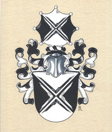 Familie Z., Aquarell; Neustiftung