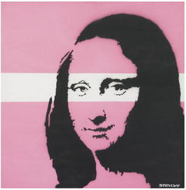 ꧁ Banksy, Mona Lisa Pink, 2001 ꧂
