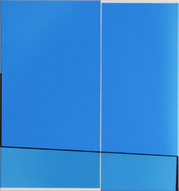  DANIEL HÖRNER   HAKEN   2014   ÖL AUF CANVAS   48 X 45 CM