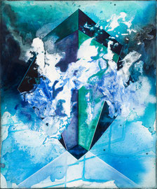 Tanja Hehmann  Janus   2014 Acryl und Öl auf Leinwand 60 x 50 cm