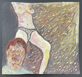 Nicolas Lillo   "Streep"   12 x 12 cm   oil on canvas   2011