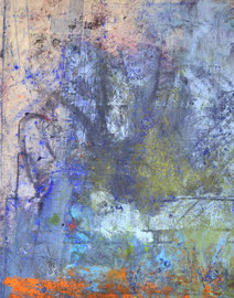 JANUS HOCHGESAND   O.T.  2015    MISCHTECHNIK AUF LEINWAND   100 X 80 CM  