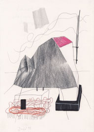 DIRK SPRINGMANN      "ALSO KNOW AS"  ACRYL AUF PAPIER  21x 29,7 CM    2011