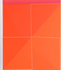  DANIEL HÖRNER   HAKEN III  2014    ÖL AUF CANVAS   52 x 45 CM 