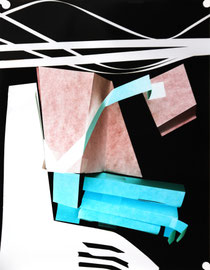 MARTA DJOURINA O.T., 2017, FILTERGRAMM, UNIKAT, 100 X 70 CM
