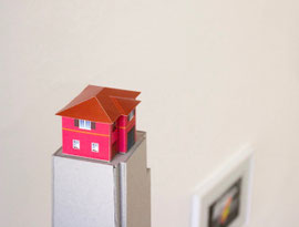 DIRK SPRINGMANN   "ARTIST RESIDENCE   PAPIER   11 X 9 X 7 CM  2016