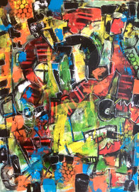 Acryl auf Papier