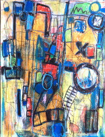 Acryl auf Papier