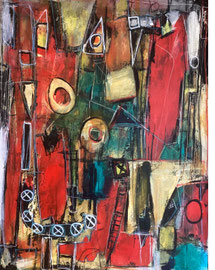 Acryl auf Papier