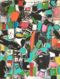 Acryl auf Papier
