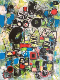Acryl auf Papier
