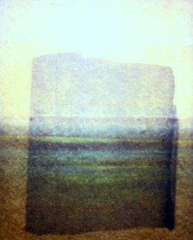 Mixed media, A4, screenprint, barred slide lightbox, photo. Edition 1/1