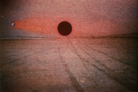 Mixed media, A4 paper, pencil, cutting, barred slide, lightbox, photo Edition 1/1 