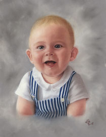 "Maximilian" (2018), pastel on pastelmat,  30 x 40 cm, commission