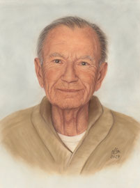 my father 2021, pastel on pastelmat, 30 x 40 cm, own reference photo