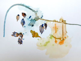 Feuilles d'automne 4" - 40 cm x 30 cm