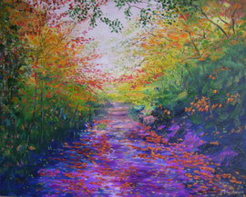 79. VIDA EN OTOÑO óleo s/lienzo 81x64 ©Mara Cascón