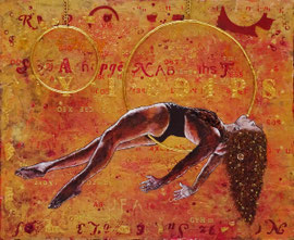 Cerceaux d'or  -  50 x 61  -  2020