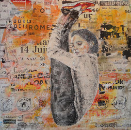 POUSSER LES MURS 2 - 60 X 60 - 2018