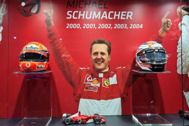 Formel-1-Weltmeister Michael Schumacher in der Hall of Fame von Ferrari