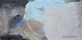 590.Teil einer Serie. 20x40 cm. Acryl/Wachs auf Holz. Iris Lehnhardt 2017