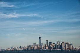 New York - Staten Island Ferry Blick auf Manhattan