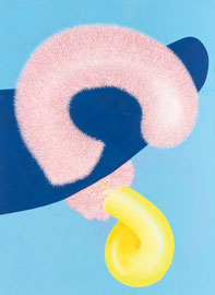 What´s happen with Dodes, 2021 / Öl auf Leinwand / 119x89 cm 