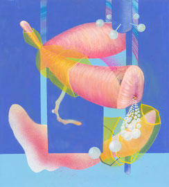 everlasting transient hiccup pearls, 2021 / Öl auf Leinwand / 54x50 cm 